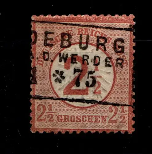 Deutsches Reich 29 gestempelt gut gezähnte, farbfrische Marke #GN877