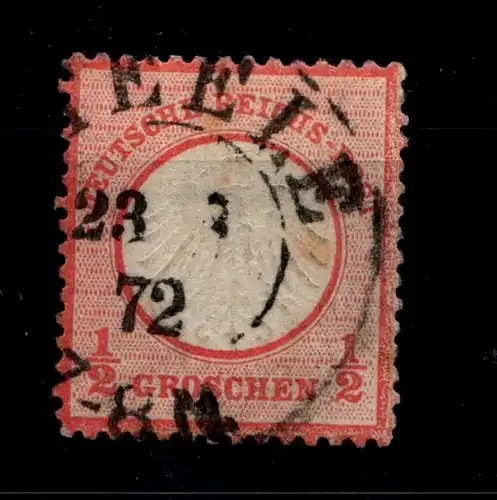 Deutsches Reich 3 gestempelt etwas raue Zähnung #GN974