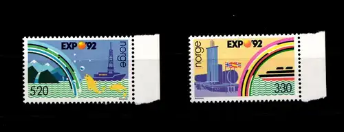 Norwegen 1094-1095 postfrisch Expo 92 #GN156