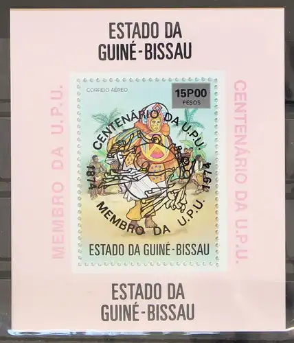 Guinea Bissau Einzelblöcke 374-379 a postfrisch UPU #GC789