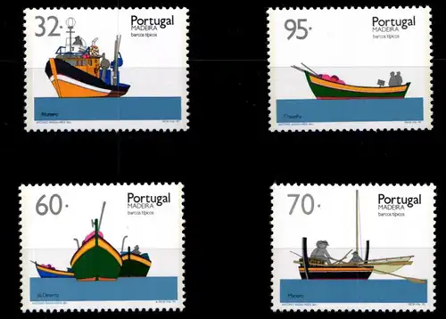 Portugal Madeira 139-142 postfrisch Schifffahrt #GN138