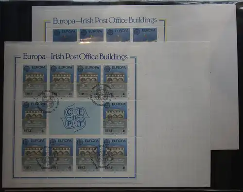 Irland 716-717 gestempelt als Kleinbogensatz als FDC #GD889