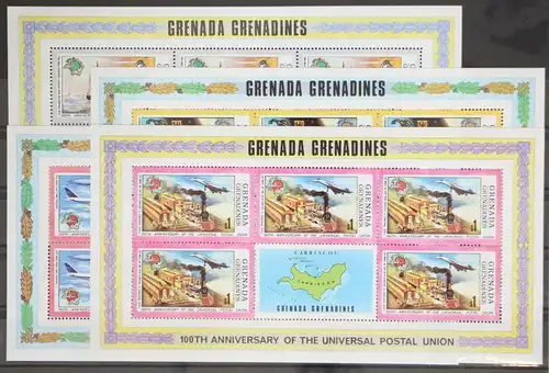 Grenadinen von Grenada Kleinbogensatz 26-29 postfrisch UPU #GC830