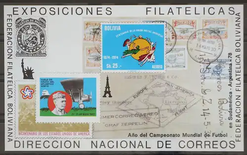 Bolivien Block 81 postfrisch UPU #GC813