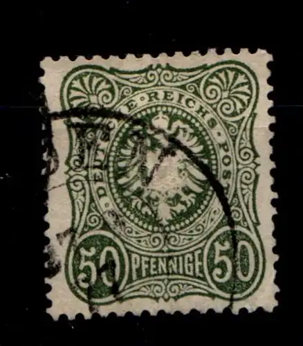 Deutsches Reich 38b gestempelt leichte Mängel, gepr. Wiegand BPP #GP061