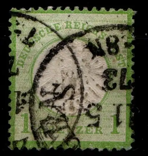 Deutsches Reich 23a gestempelt kürzere Zähne links oben #GN800