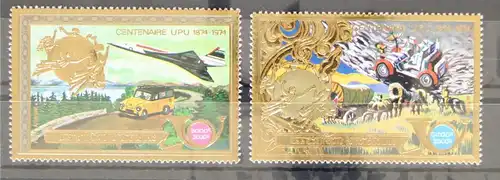 Laos 411-412 postfrisch UPU #GC769