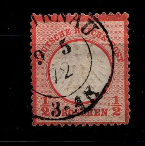 Deutsches Reich 3 gestempelt etwas raue Zähnung #GN973