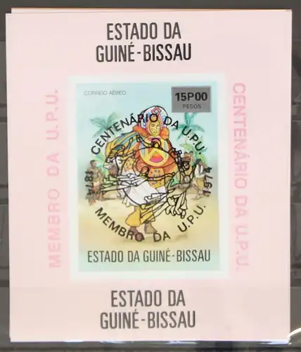 Guinea Bissau Einzelblöcke 374-379 aB postfrisch UPU #GC790