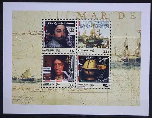 Australien Block 8 mit 931-934 postfrisch Schifffahrt #GN242