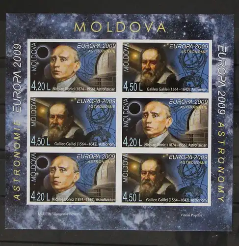 Moldawien MH 14 A mit 1 × H-Blatt 11 A postfrisch #GD909