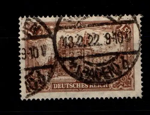 Deutsches Reich 114 b gestempelt gepr. Infla #GR224