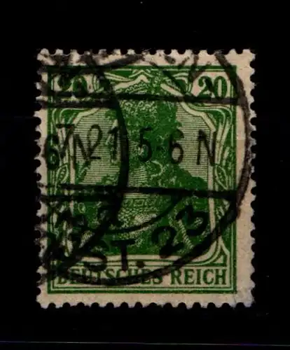 Deutsches Reich 143 c gestempelt gepr. Infla #GR402