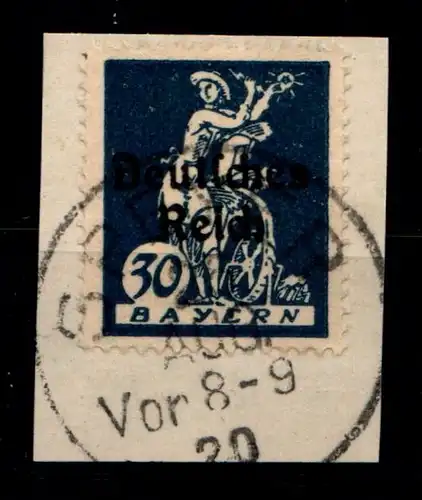 Deutsches Reich 123 gestempelt geprüft Infla #GR507