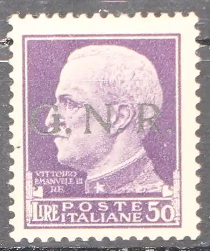Italien Militärpostmarken 20I mit Falz #GM811