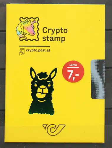 Österreich Block 113 postfrisch Crypto Stamp, Lama #FW464