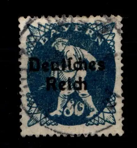 Deutsches Reich 128 gestempelt geprüft Infla #GR713