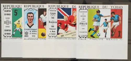 Tschad 309-312 B postfrisch Fußball #GC872