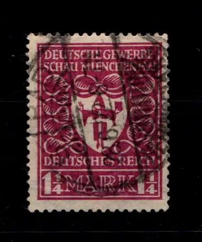 Deutsches Reich 199 c gestempelt gepr. Infla #GR012