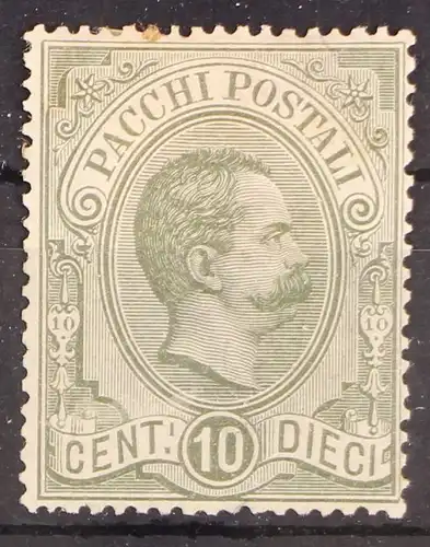 Italien Paketmarken 1 mit Falz #GM793