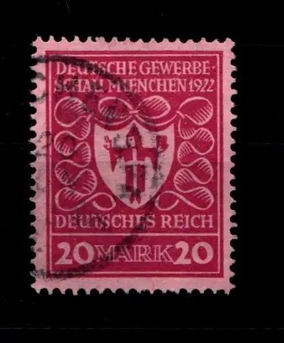 Deutsches Reich 204 a gestempelt gepr. Infla #GR053