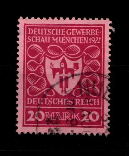 Deutsches Reich 204 a gestempelt gepr. Infla #GR050