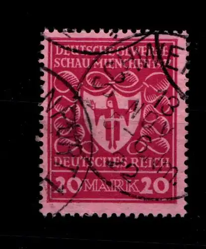 Deutsches Reich 204 a gestempelt gepr. Infla #GR040