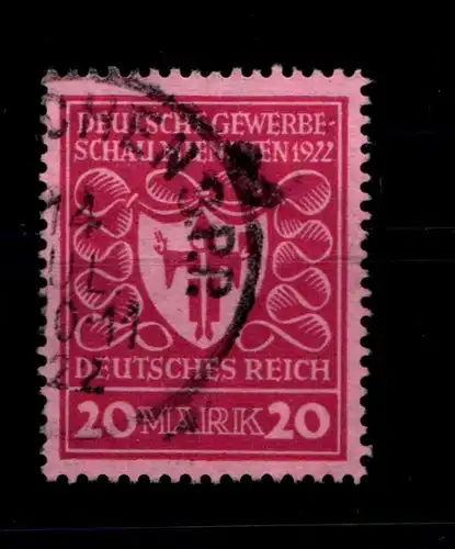 Deutsches Reich 204 a gestempelt gepr. Infla #GR063