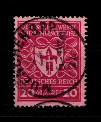 Deutsches Reich 204 a gestempelt gepr. Infla #GR060