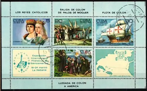 Cu (ba) Block 86 mit 2894-2897 gestempelt Schifffahrt #GN297