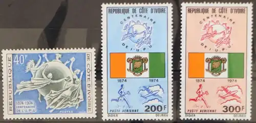 Elfenbeinküste 458-460 postfrisch UPU #GC967