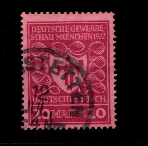 Deutsches Reich 204 b gestempelt gepr. Infla #GR073