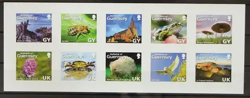 Guernsey 1114-1123 postfrisch Folienblatt #GH141