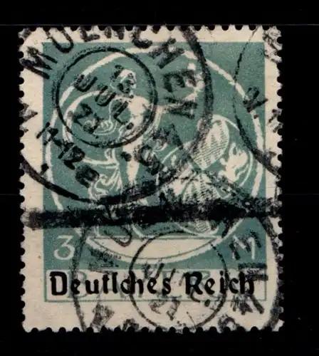 Deutsches Reich 134 Typ I gestempelt geprüft Infla #GR605