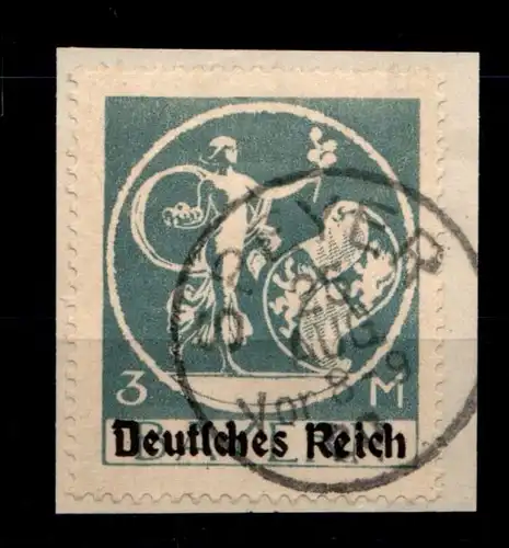 Deutsches Reich 134 Typ I gestempelt geprüft Infla #GR609