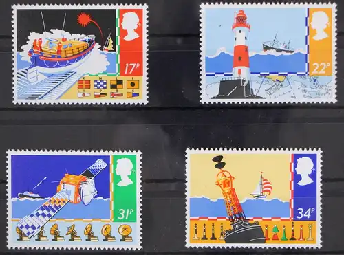 Großbritannien 1031-1034 postfrisch Schifffahrt #GN209