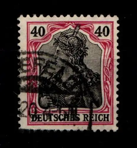 Deutsches Reich 90 IIb gestempelt Typenprüfung #GP693