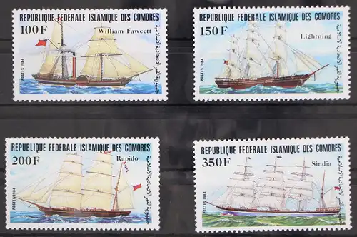 Komoren 718-721 postfrisch Schifffahrt #GN241