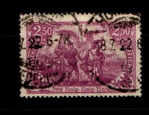 Deutsches Reich 115 e gestempelt gepr. Infla #GR279