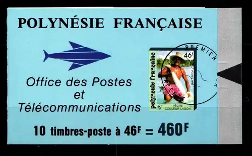 Französisch Polynesien 626-627 postfrisch Markenheftchen Geschichte #GN417