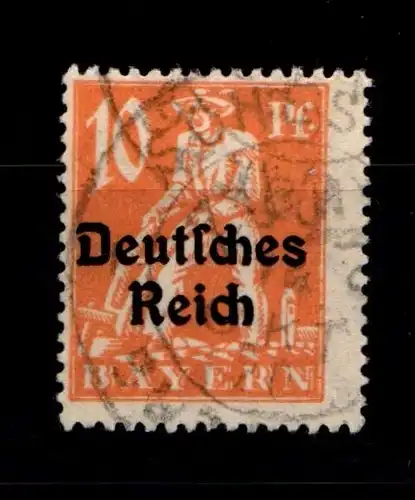 Deutsches Reich 120 gestempelt geprüft Infla #GR484