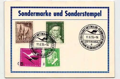 Berlin, BRD 106 u.a. auf Postkarte Sondermarke und Sonderstempel #BD098