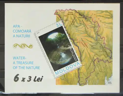 Moldawien 0-4 postfrisch Markenheft #GG221