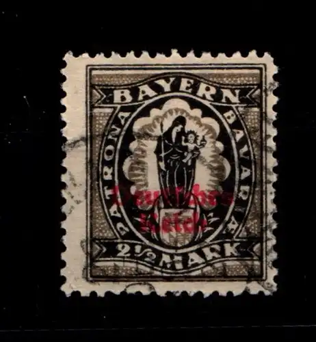 Deutsches Reich 133 Typ II gestempelt geprüft Infla #GR584