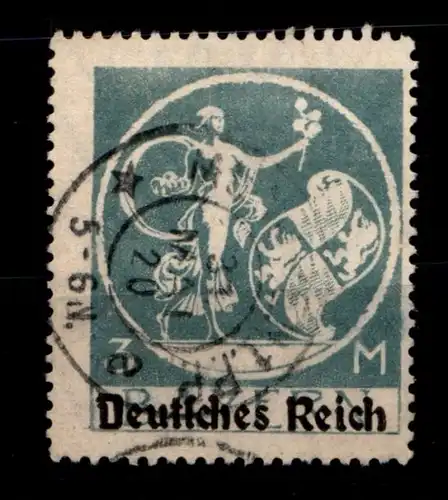 Deutsches Reich 134 Typ I gestempelt geprüft Infla #GR602