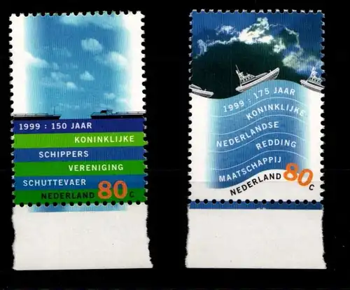 Niederlande 1716-1717 postfrisch Schifffahrt #GQ666