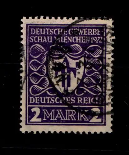 Deutsches Reich 200 a gestempelt gepr. Infla #GR029