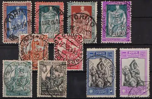 Italien 285-294 gestempelt #GM782