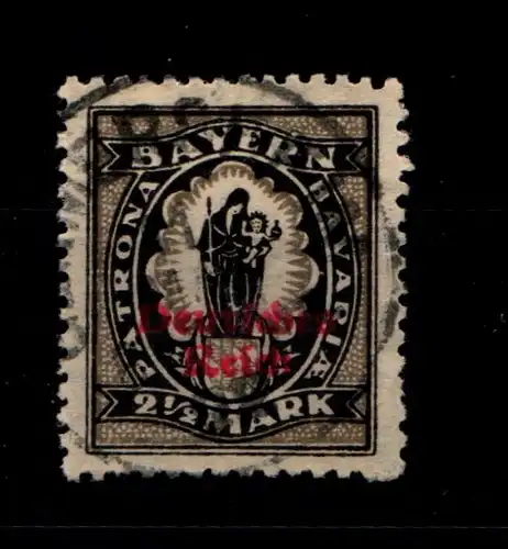 Deutsches Reich 133 Typ II gestempelt geprüft Infla #GR570