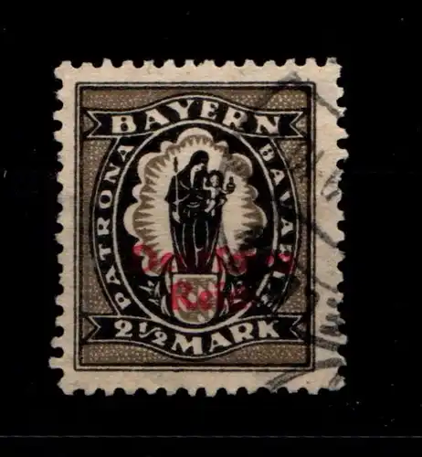 Deutsches Reich 133 Typ II gestempelt geprüft Infla #GR580